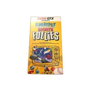 Greatest Sports Follies VHS (1989) – Castrol GTX Sports Bloopers Classic